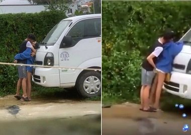 Tuo chu estava espalhado clipe de sexo ao fazer sexo com primos